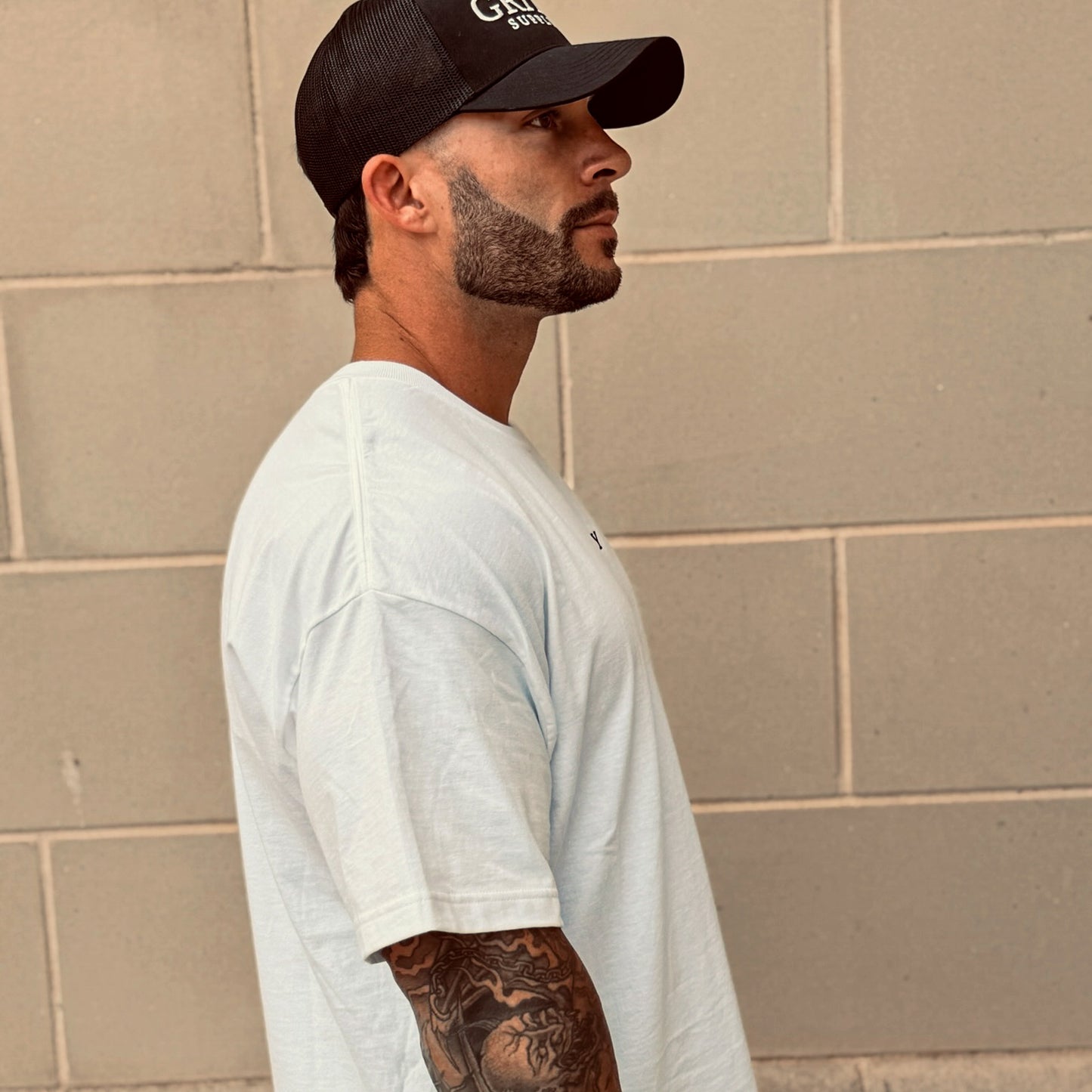 Gritty Supply Co. Logo Tee (White)